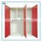 Simple and practical used bedroom metal clothes cabinet design