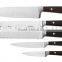 WOOD +HANDLE STAINLESS STEEL 6PCS KITCHEN KNIFE SET