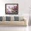 Framed 3d flower oil painting by numbers kits for living room 5053