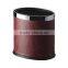 Leather Waste Bin for Guest Room