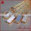 In stock!! Natural color rectangle druzy bar jewelry pendants, raw agate druzy bar pendants with 18k real gold