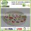 wholesale round big natural bamboo eco fiber bamboo tableware serving tray