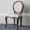 High quality home design oval round back louis XV upholstered dining chair