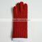 Red color soft acrylic gloves,cheap knitted winter gloves