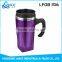 High Quality square shape plastic stainless steel coffee travel cup