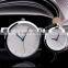 Fashion simple style blue hands leather couple watches
