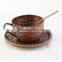 Natural Bamboo Coffee Cup,all hand make,cup set with spoon and lid