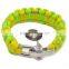 Stainless steel adjustable shackle 7 strand 550 paracord survival bracelet lighting bolt paracord bracelet for hiking