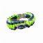 2015 paracord bracelet with fire starter for outdoor camping