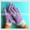 2014 45g cotton PVC dotted gloves