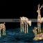 led 10w,led 10w down light LED magic colour christmas lights for outdoor project/LED 3D motif christmas deer snowman