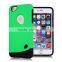 Wholesale 2 in 1 hybrid PC and TPU combo case for iPhone 6 plus 5.5 inch