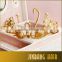 2016 Luxury golden swan pearl headband women wedding hair accessories Headpiece bridal gold crown hair jewelry