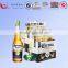 custom corrugated paper 6 Bottle Beer/juice Pack Carrier Box