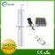 solar power rechargeable samping tube light