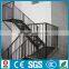 exterior straight stair railing design