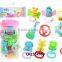 10pcs plastic baby rattle set ,Hot neonate Baby rattle,newborn toys baby gift set