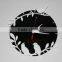 Black Acrylic Wall Clock With Different Shape (sunyu)