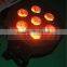 RGBWA 4in1 7x15w High Power smart flat led par light