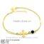 BXA-0917 925 Silver Religion Bracelet with Tiger-eye and Descending Bird Charm