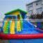 Inflatable house water slide with pool