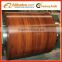 China Top Ten Selling Decorative Steel Coil Type Of Color Buildings COnstructions Wooden Pattern PPGI Coils / Sheets