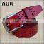 2016 hot sale style competitive price full grain leather women belt