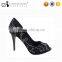 China factory top brand model rhinestone heels bridal shoes