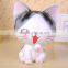 custom cute cat resin statue/resin cat coin bank statue/polyresin cat statue manufacturer in china