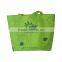 High quality clear wholesale custom durable promotional shopping bag ,non woven promotional bag