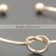 Simple Design Pure Copper Casting Love Knot Bracelet