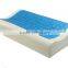 Memory Foam Contour Pillow Gel Pad with polyester inner cover and cotton quilted japara outer cover