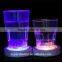 High quality new design promotional gifts lighting cup mat round shape led light drink coasters                        
                                                Quality Choice