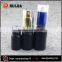 wholesale fancy 10ml frosted black glass bottle childproof