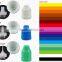 China factory 8ml 10ml 25ml LDPE flat oval e liquid dropper bottle