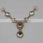 golden welded link ornamental women decorative design metal link chain