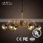 Durable Metal Baking Finish Lamp Ceiling Plate Lighting Woven Hemp Rope Light