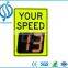 Solar Mobile Radar LED Speed limit sign