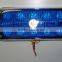 LED Ambulance Emergency Strobe Light /LED Security Emergency Flash Strobe light(SR-AE-022H-10W-BLUE)W Chrome Frame & Rubber Base