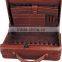  china classical leather cosmetic beauty suitcases