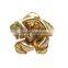Fashion New Design Gold Flower Brass Jewelry Findings
