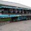 Shengrun factory best price tri-axle flatbed semi trailer 40Tons capacity for sale