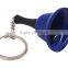 Keychain bell in custom color with logo printing for promo as gift