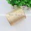 Luxurious packaging Golden Yarn Edged Satin Ribbon Trim For Mini Bow