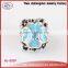 DIY large hole round bead accessories custom blue drum metal beads