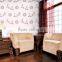3d chinoiserie big flower material wallpaper