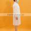 PP whte with zipper doctors lab coat with embroidery