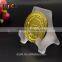 small size desktop frosted acrylic coin display stand