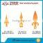 Metal aluminum garden fence spears,Accessories spear for iron fence,Metal spears and finials