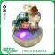 creative rabbit figurine design water crafts handmade ceramic fountain